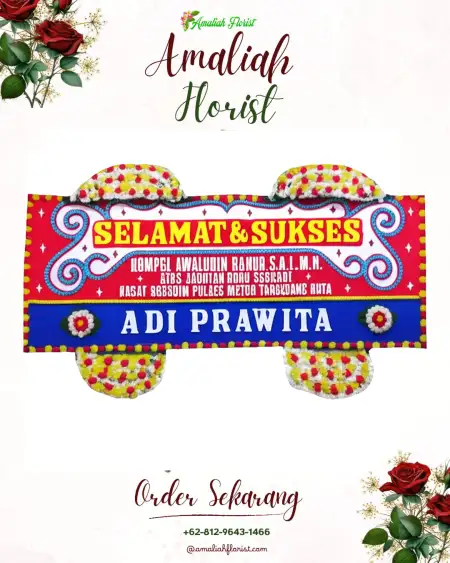 Papan Bunga Ucapan Selamat Pondok Kacang Timur